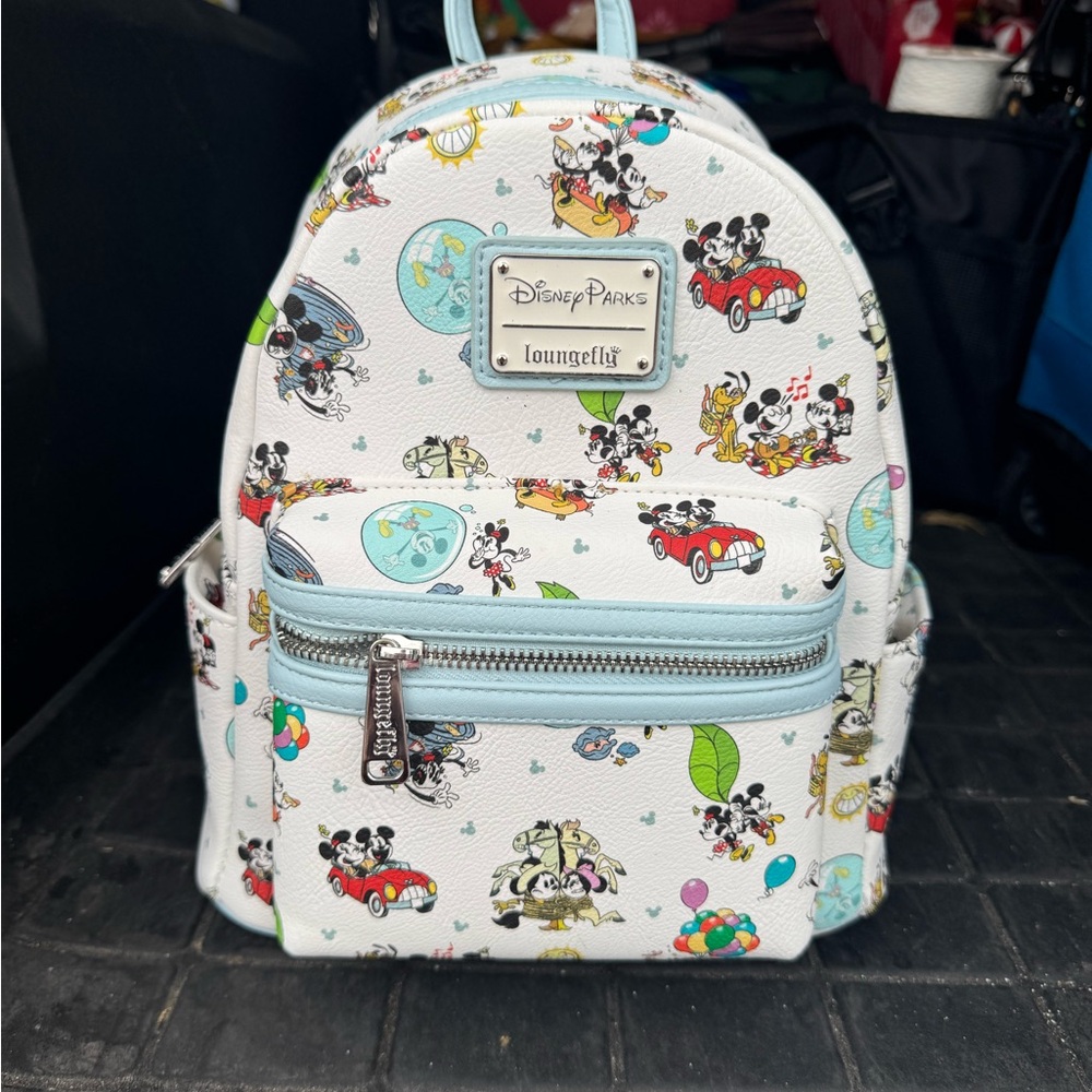 Disney Mickey & Minnie’s Runaway Railway Loungefly Backpack